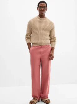 Cotton-linen pant