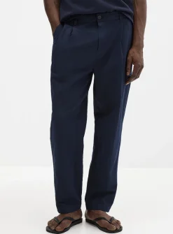 Cotton-linen pant