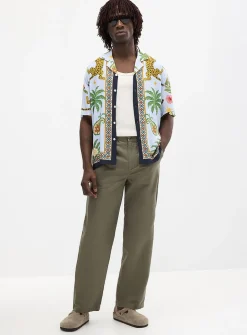 Cotton-linen pant