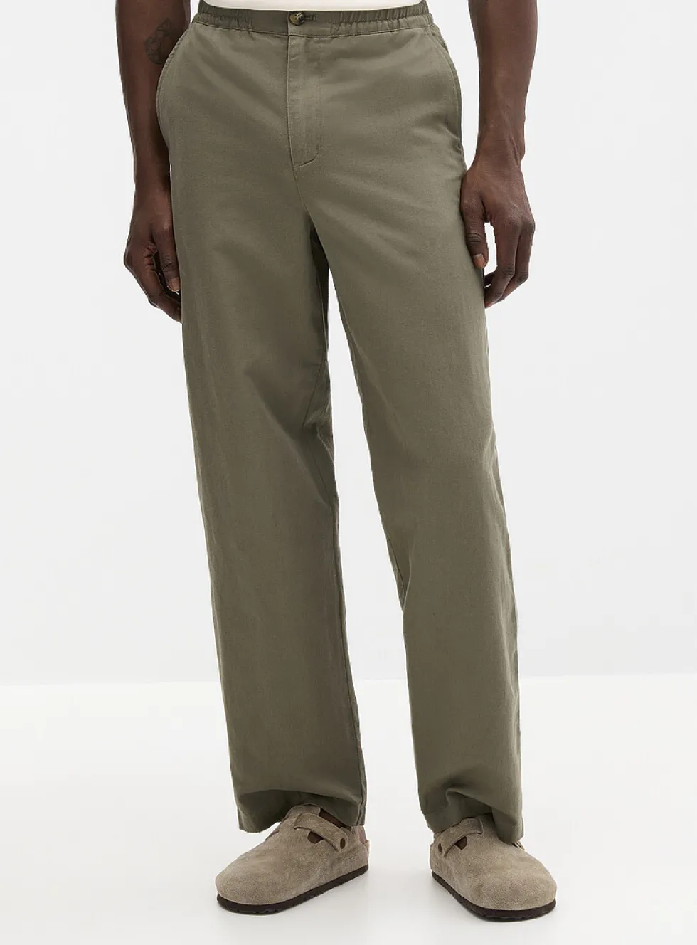 Cotton-linen pant