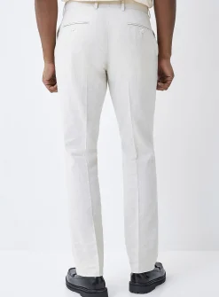 Cotton-linen pant