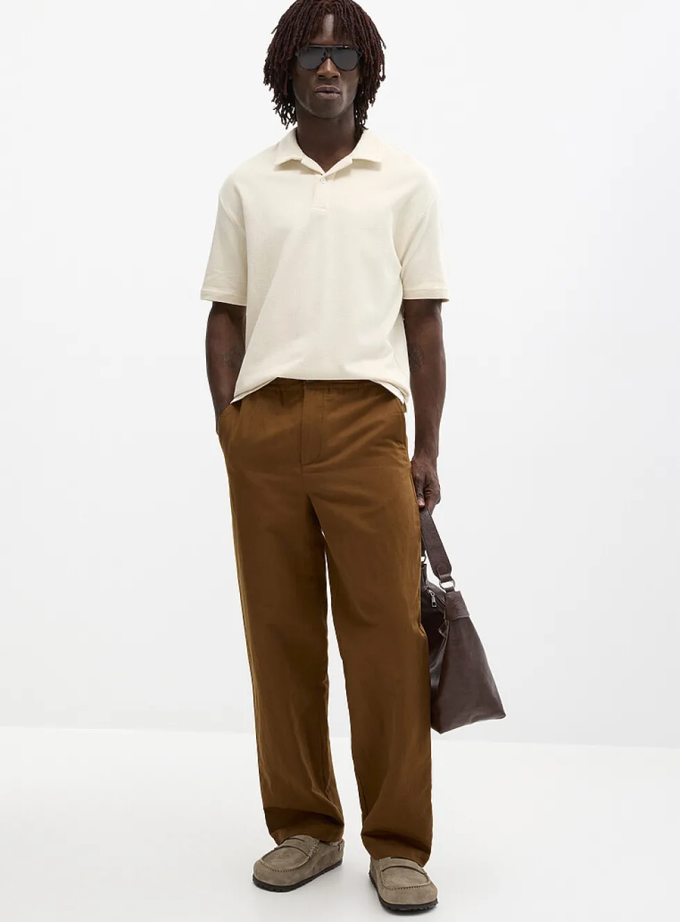 Cotton-linen pant