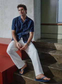 Cotton-linen pant