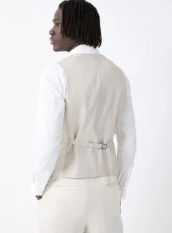 Cotton-linen vest
