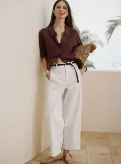 Cotton-lyocell chino pant