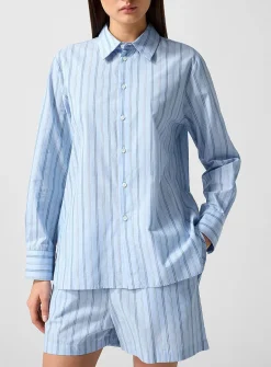 Cotton-silk blend shirt