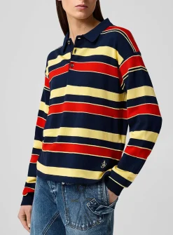 Cotton-wool rugby polo shirt