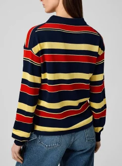 Cotton-wool rugby polo shirt