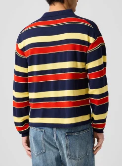 Cotton-wool rugby polo shirt