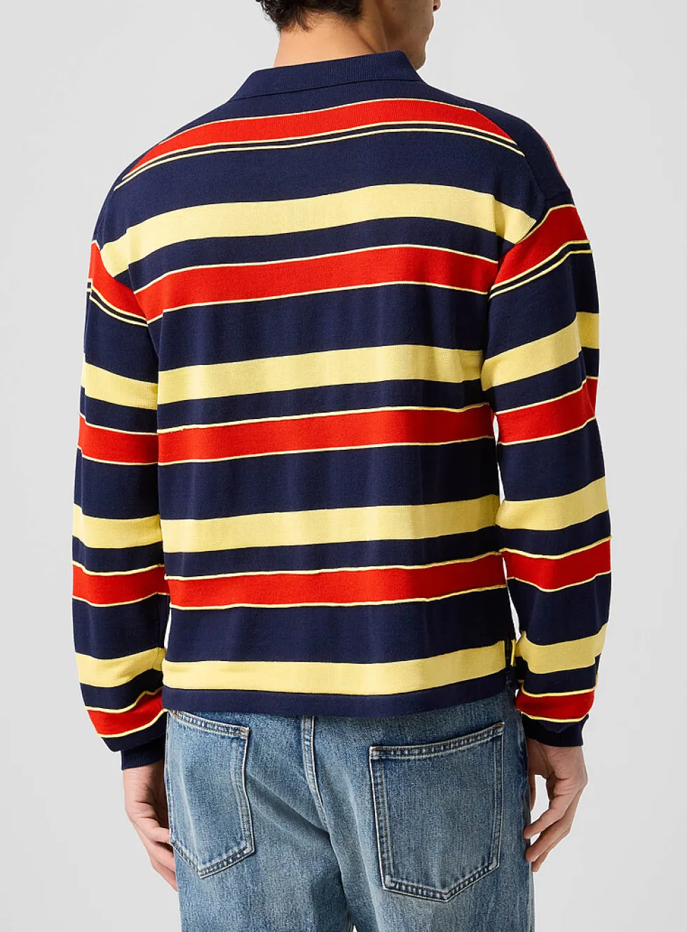 Cotton-wool rugby polo shirt