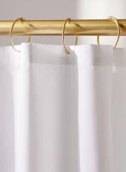 Country flowers shower curtain