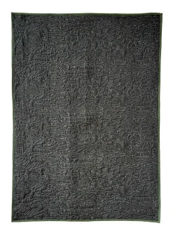 Countryside quilt throw