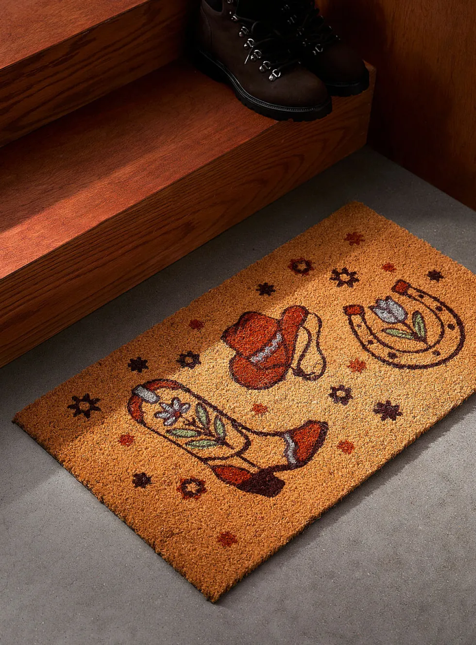 Cowboy doormat