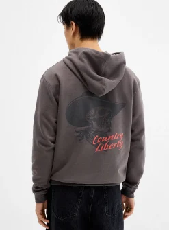 Cowboy skeleton hoodie
