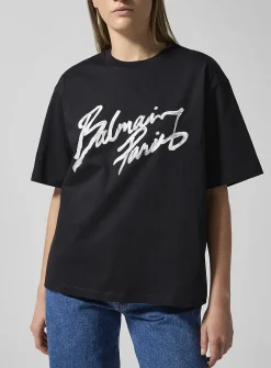 Crayoned signature T-shirt