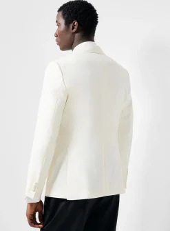 Cream tuxedo jacket