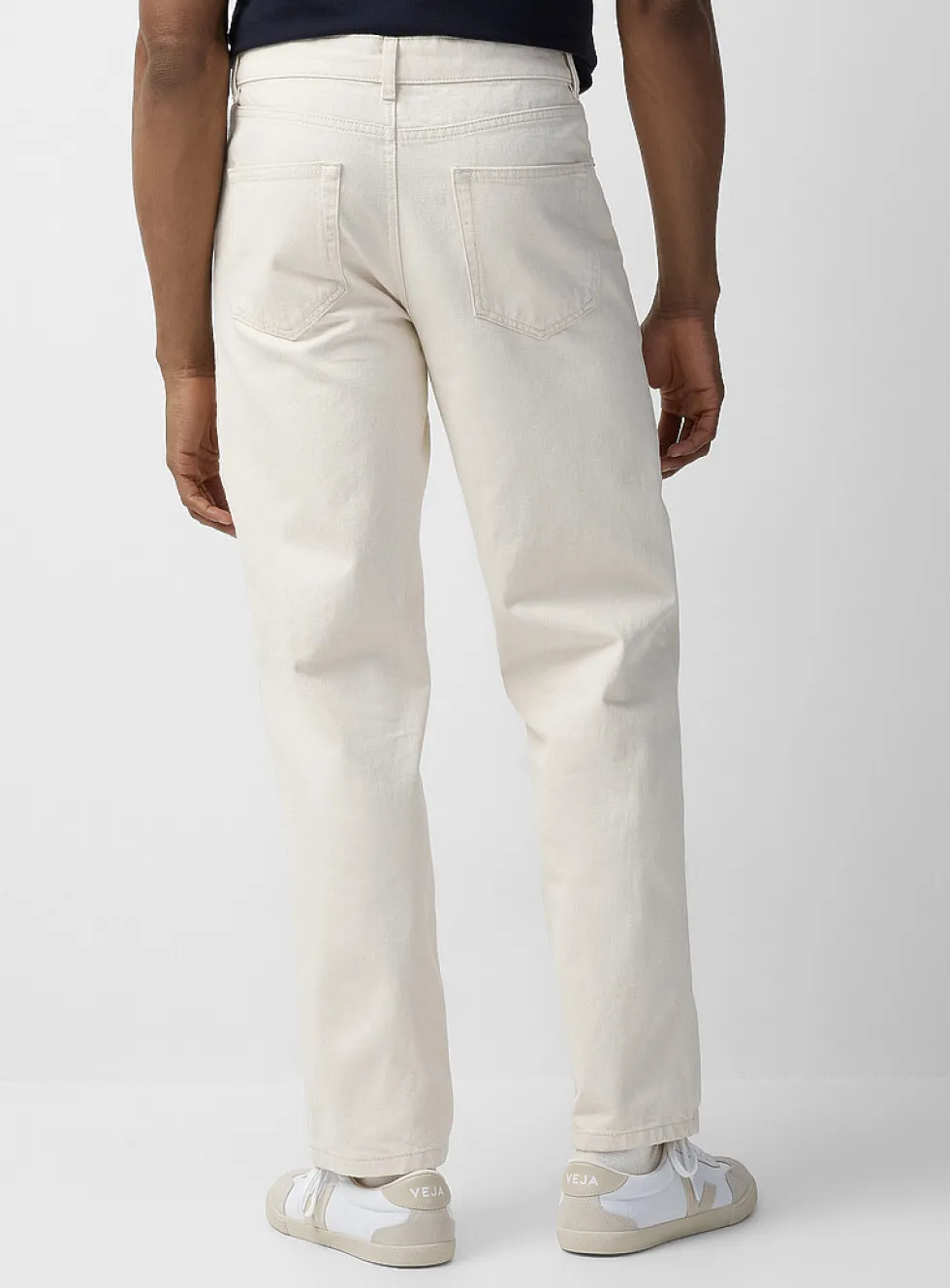Cream-colour jean