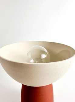 Crescent table lamp