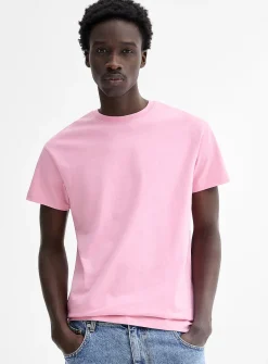 Crew-neck straight T-shirt