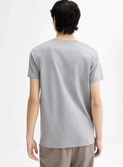 Crew-neck straight T-shirt