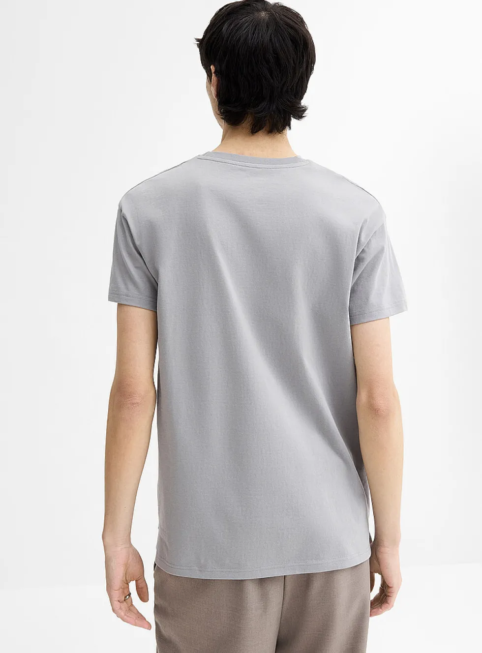 Crew-neck straight T-shirt