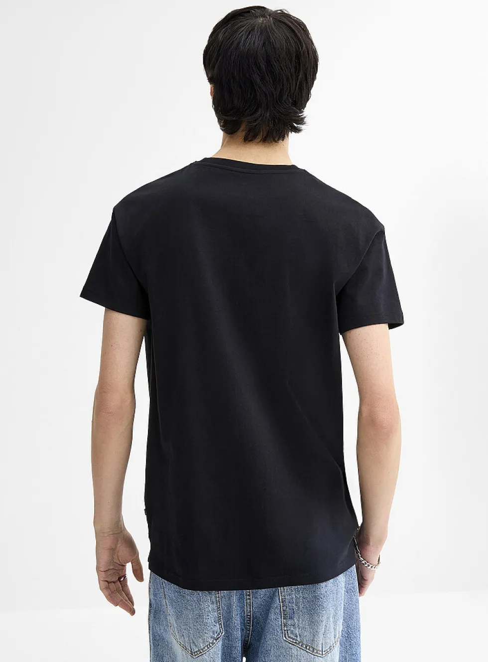 Crew-neck straight T-shirt