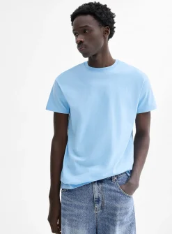 Crew-neck straight T-shirt