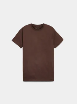 Crew-neck straight T-shirt