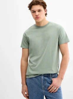 Crew-neck straight T-shirt
