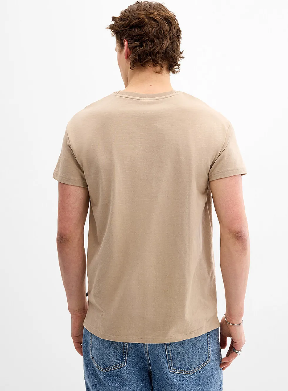 Crew-neck straight T-shirt
