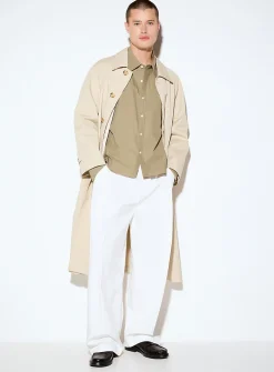Crisp poplin boxy shirt