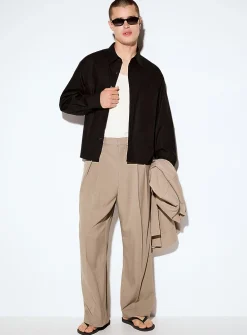 Crisp poplin boxy shirt
