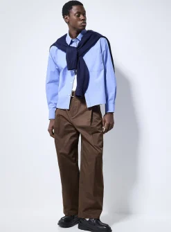 Crisp poplin boxy shirt