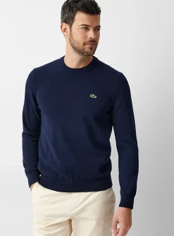 Croc emblem crew-neck sweater