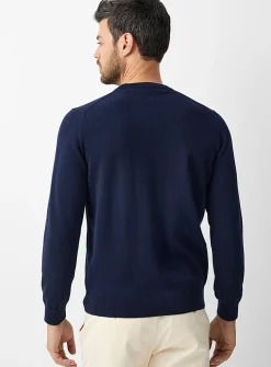 Croc emblem crew-neck sweater