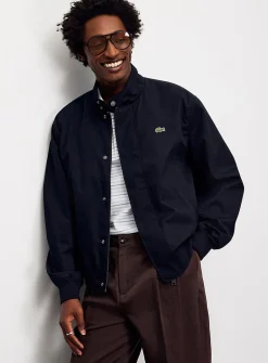 Croc logo Harrington jacket