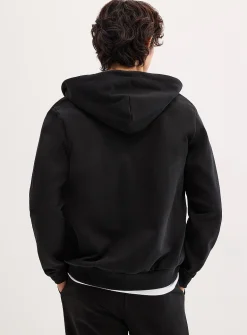 Croc logo zipped hoodie