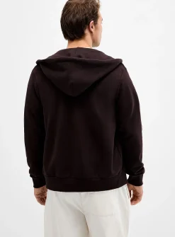 Croc logo zipped hoodie