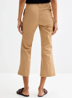 Cropped flared chino legging