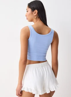 Cropped hibiscus cami