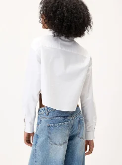 Cropped Oxford shirt