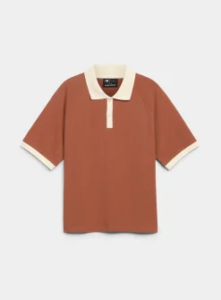 Cropped retro polo