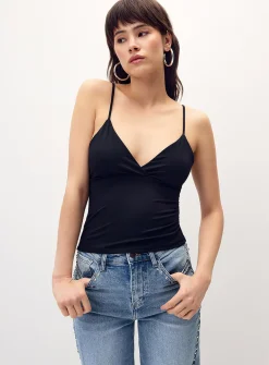 Crossover V-neck cami