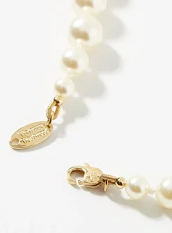Crystals and pearls orb choker