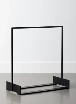 Cube log stand