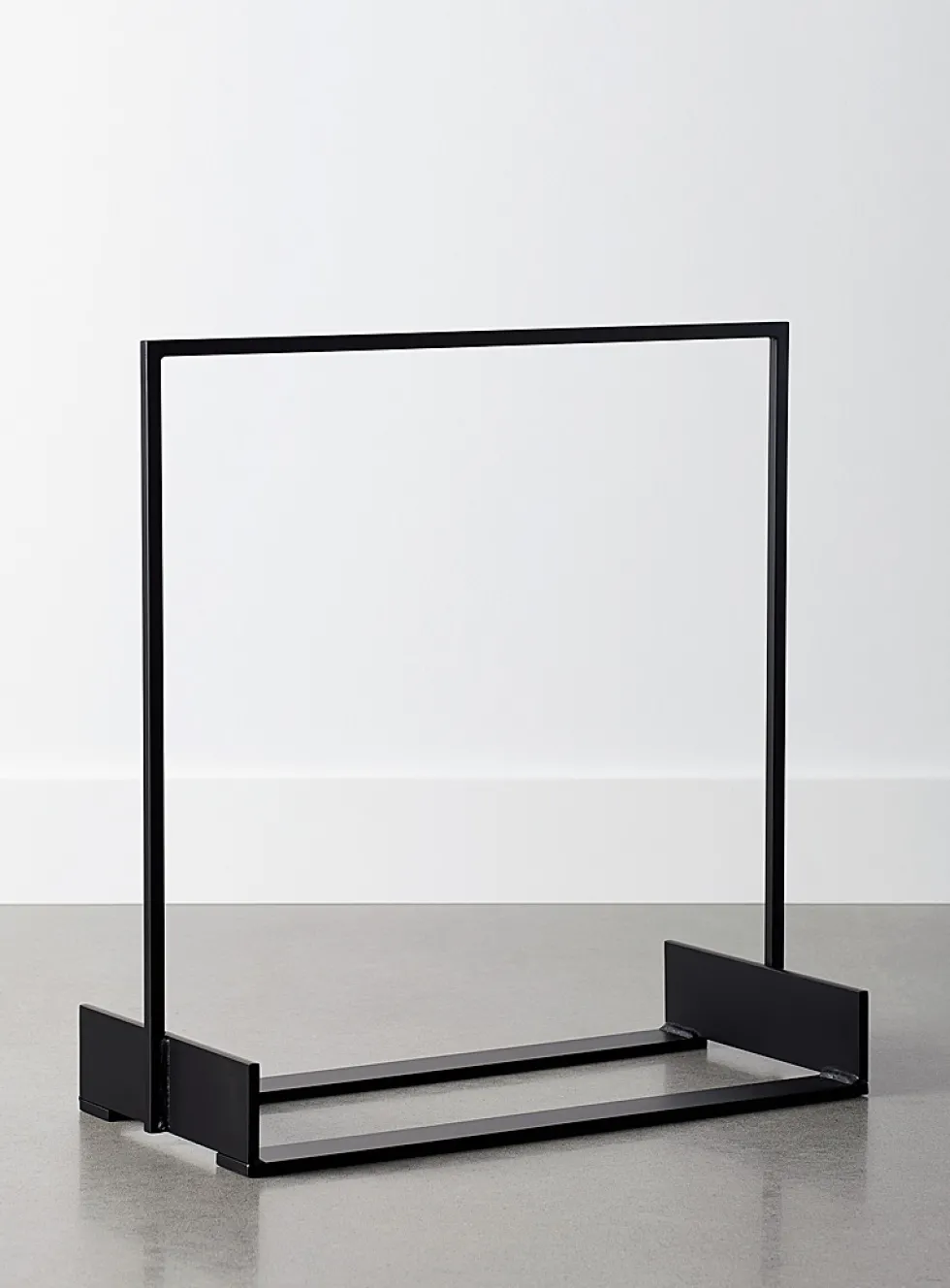 Cube log stand