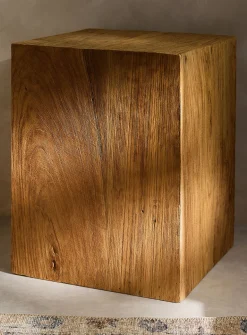 Cubicule Bali teak wood side table