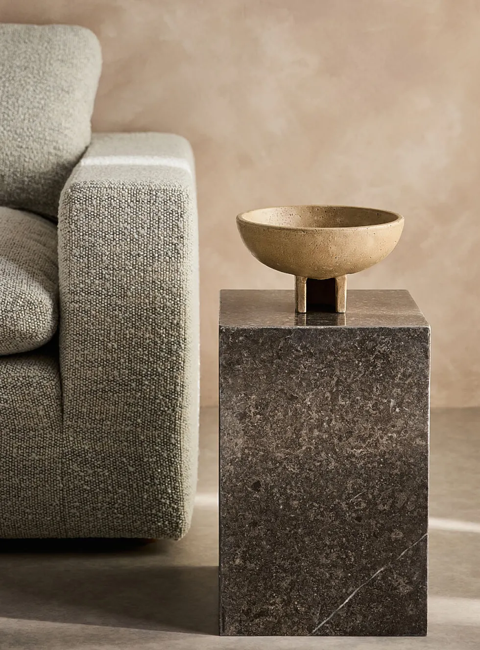 Cubicule Milan marble side table