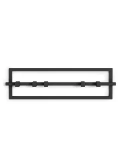 Cubiko five-hook wall-mounted rail coat rack
