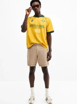 Cuffed 5-pocket short